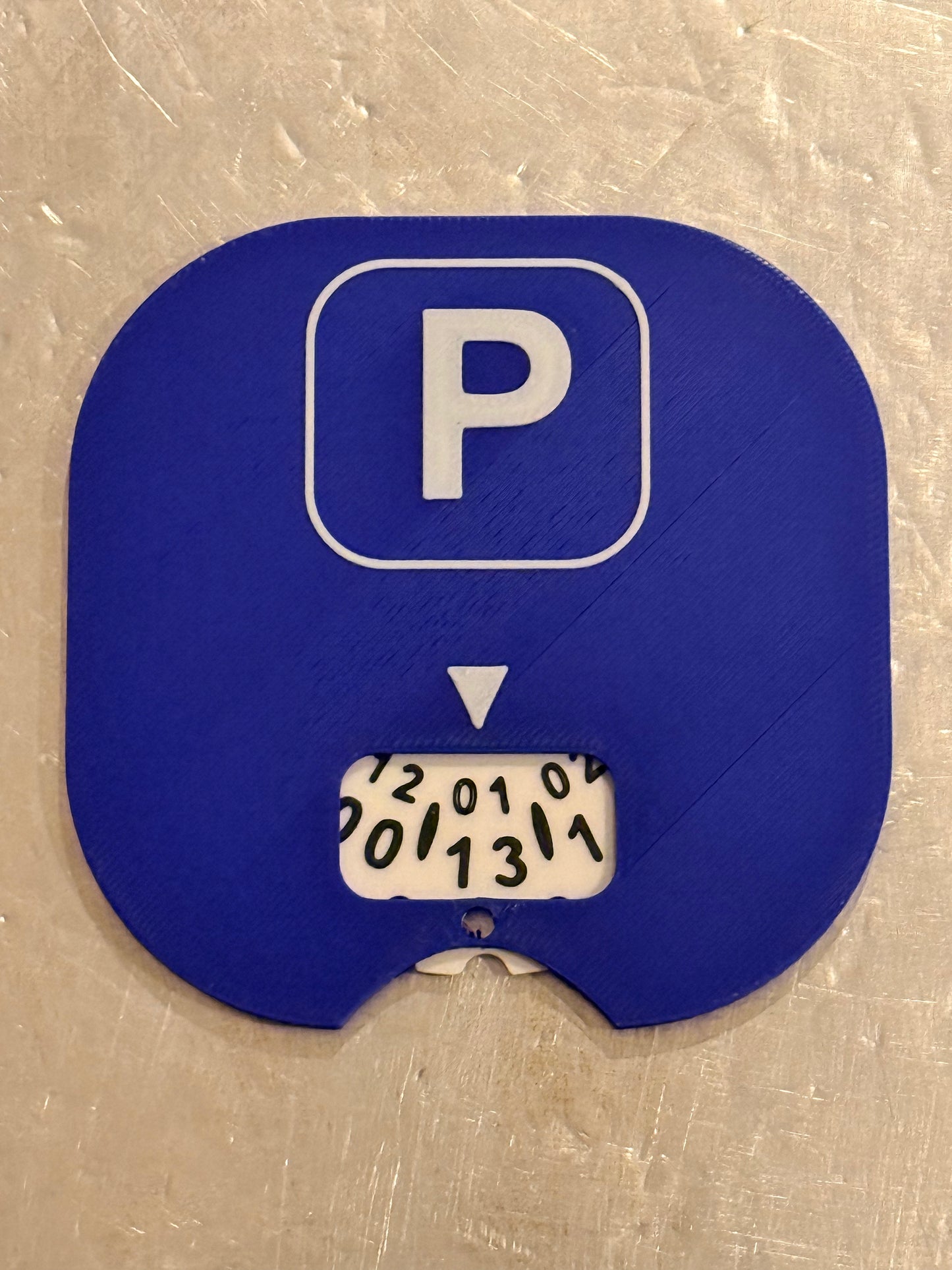 P-skiva för MC 24h ur.
