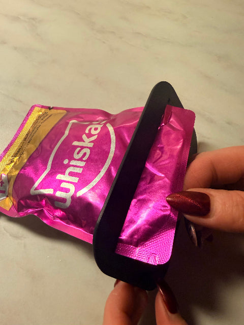 Blötmatsdragare för kattmat.