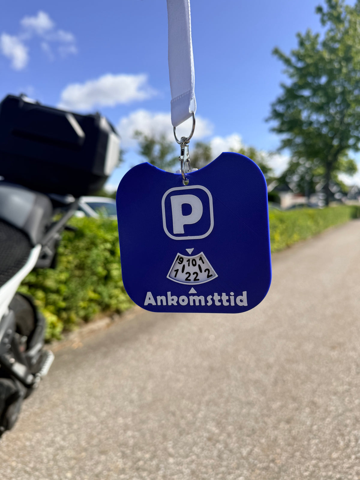 P-skiva för MC 24h ur.
